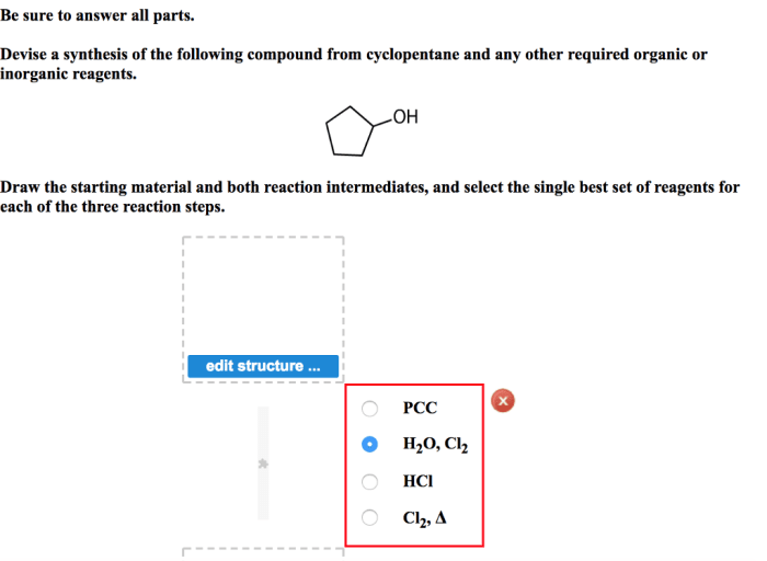 Starting material following reactions sequence transcribed text show iv iii ii