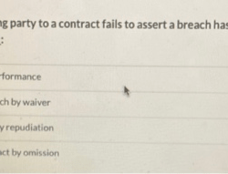 Any breach discharges the non breaching party from the contract