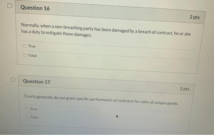 Any breach discharges the non breaching party from the contract